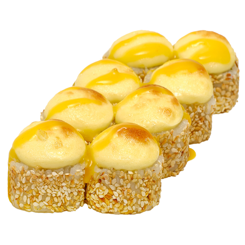 Запечений рол з лососем