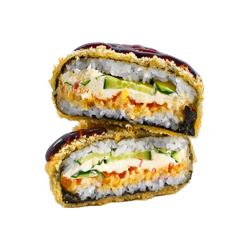 Суші бургер з ікрою